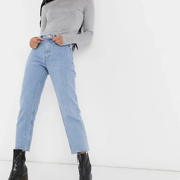 Topshop Straight Leg - Picture 6 of 8